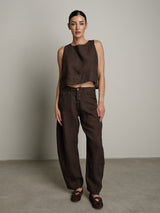 Pantalone Aurora Balloon moro