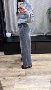 Bella gray jeans without rips