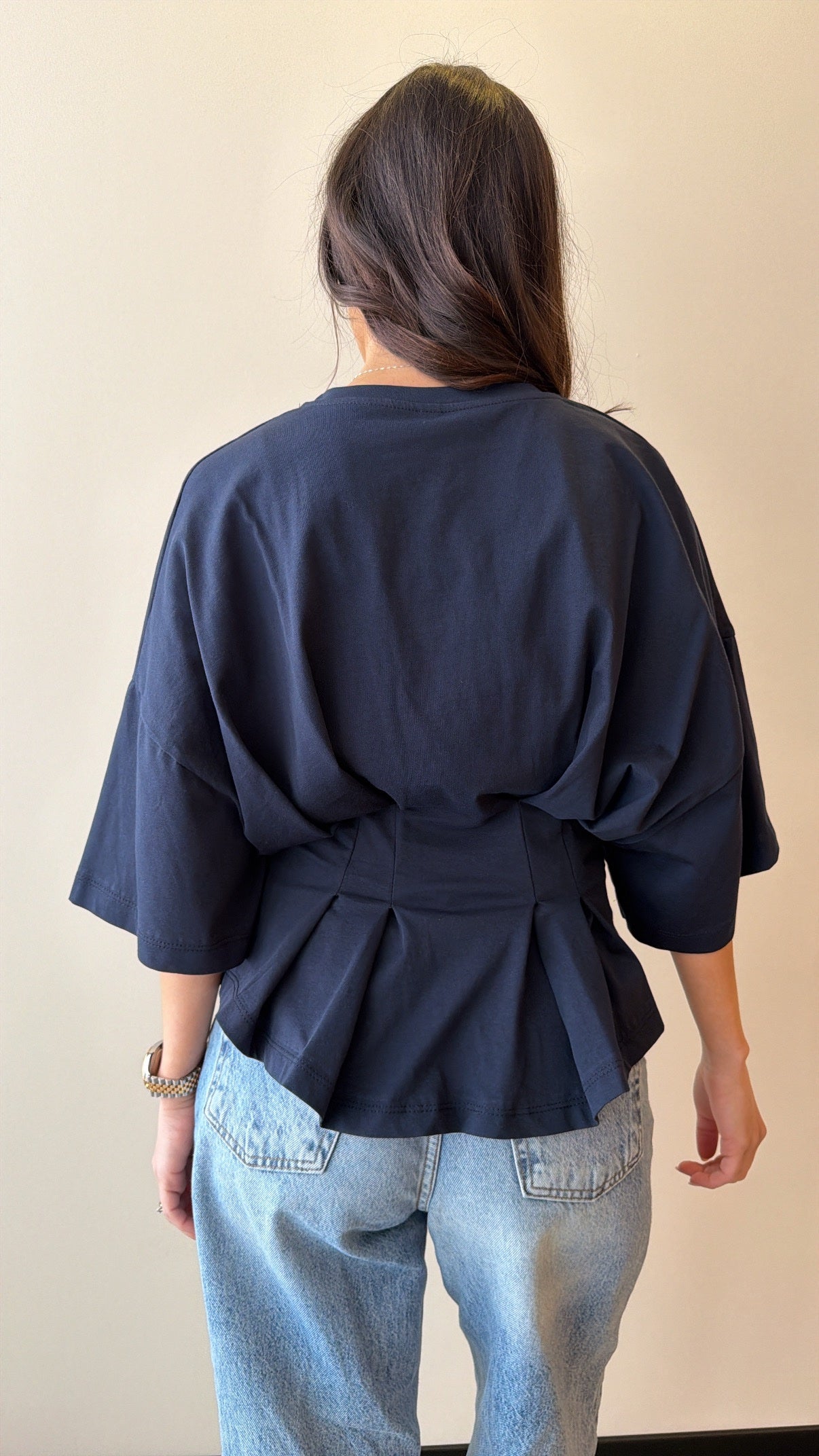 T-shirt avvitata blu