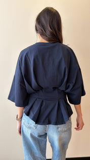 T-shirt avvitata blu
