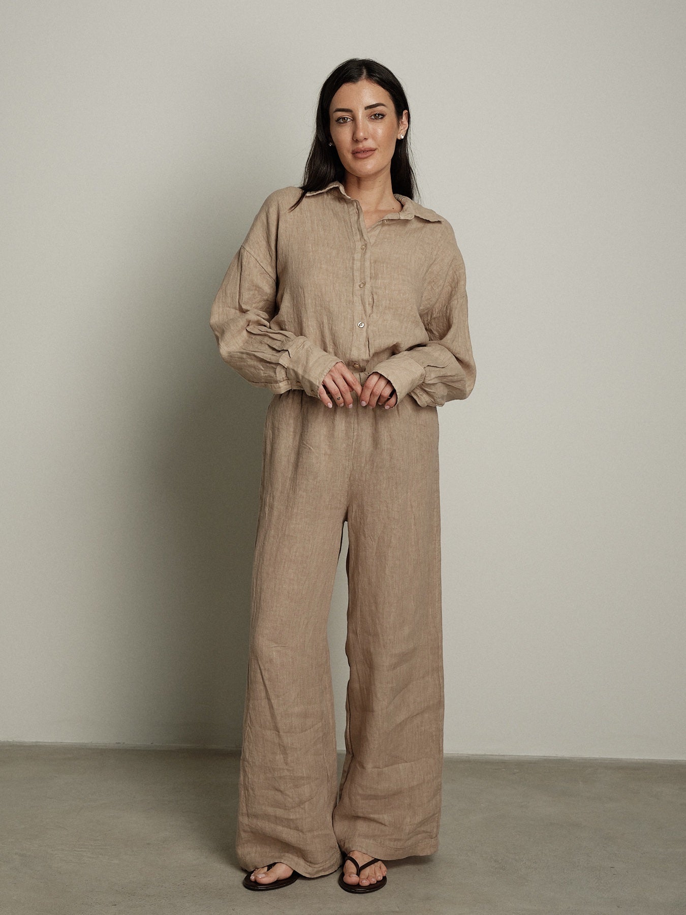 Pantalone lungo Lety beige