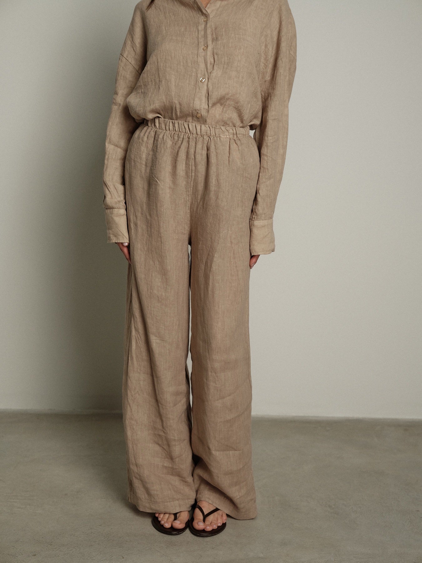 Pantalone lungo Lety beige