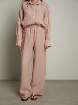 Pantalone lungo Lety cipria