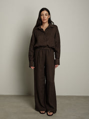 Pantalone lungo Lety moro