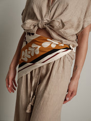 foulard ocra panna