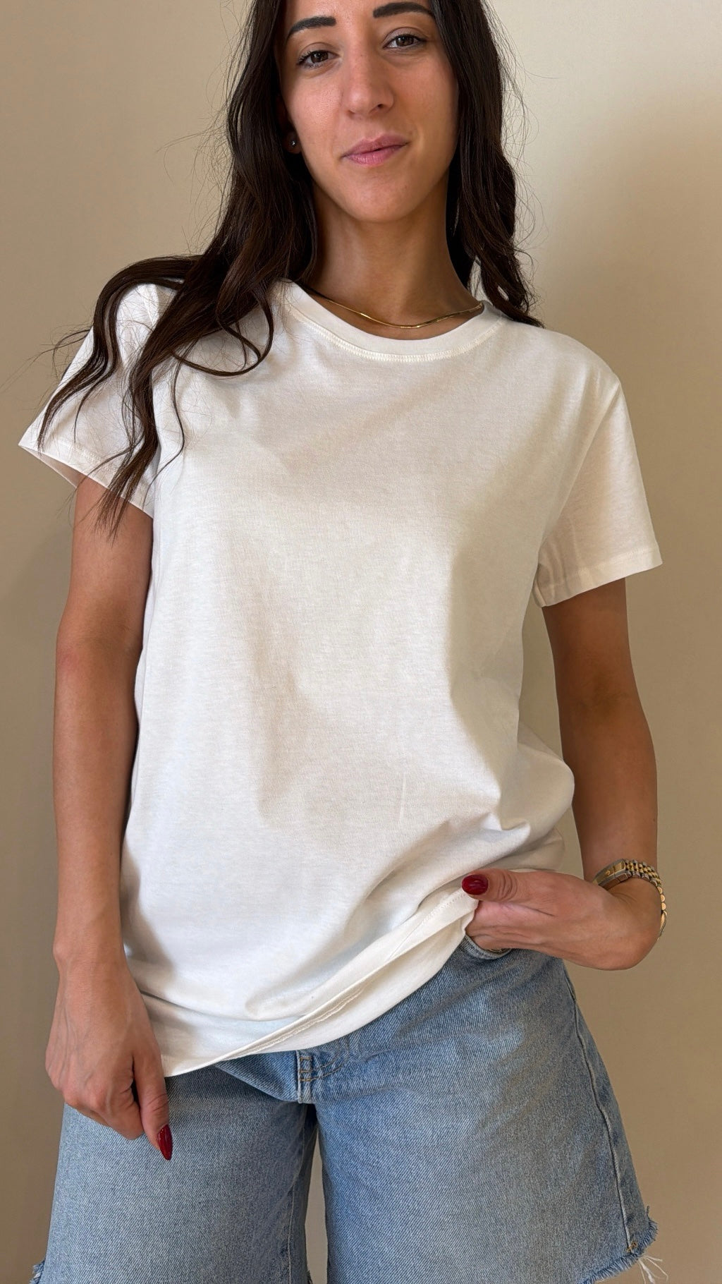 Basic slim T-shirt (colors inside)