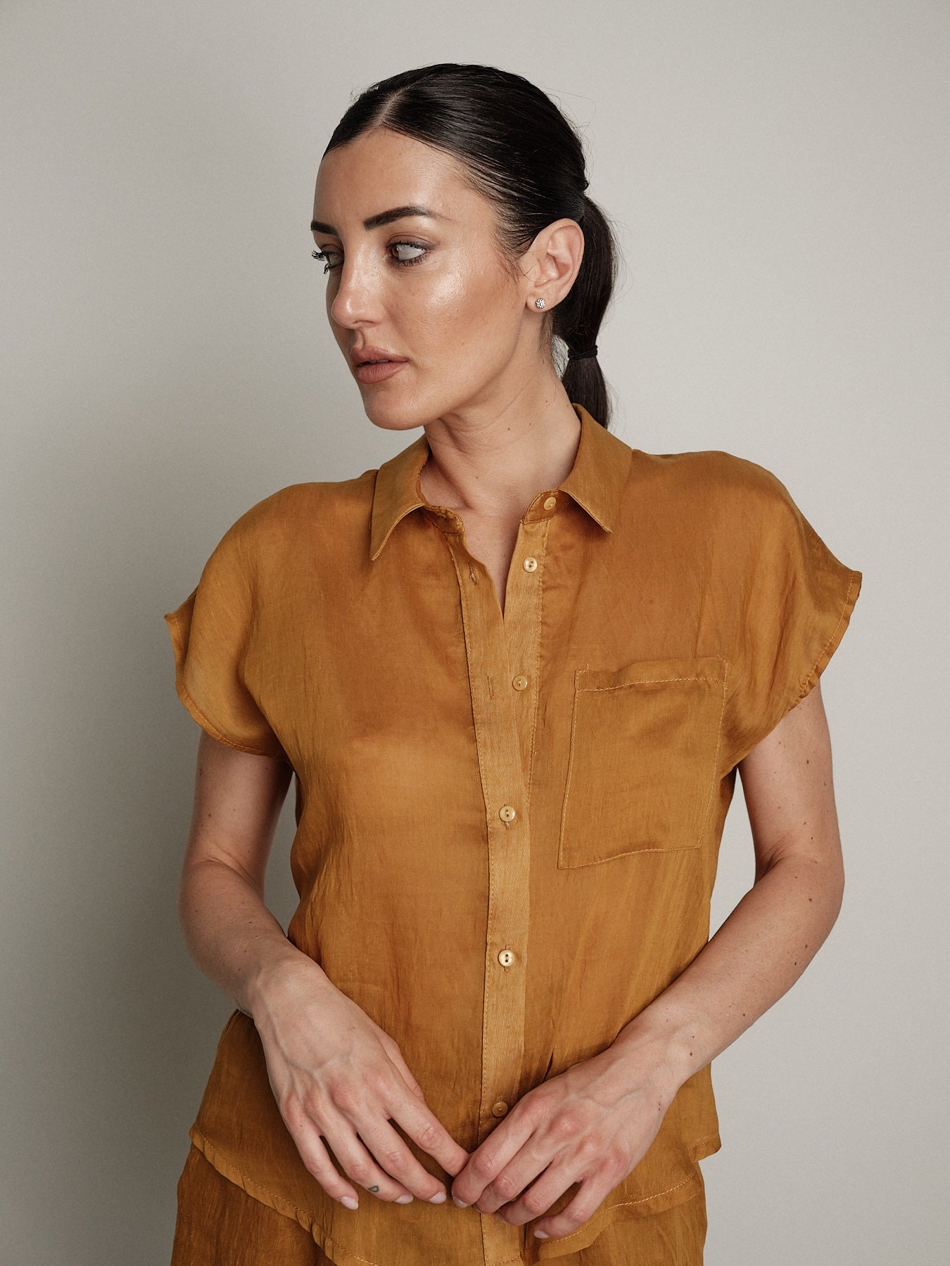 Camicia Mora ocra