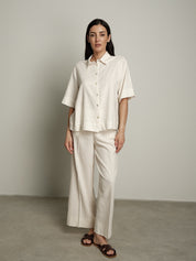 Pantalone lungo Essenziale burro PREORDINE 29/06