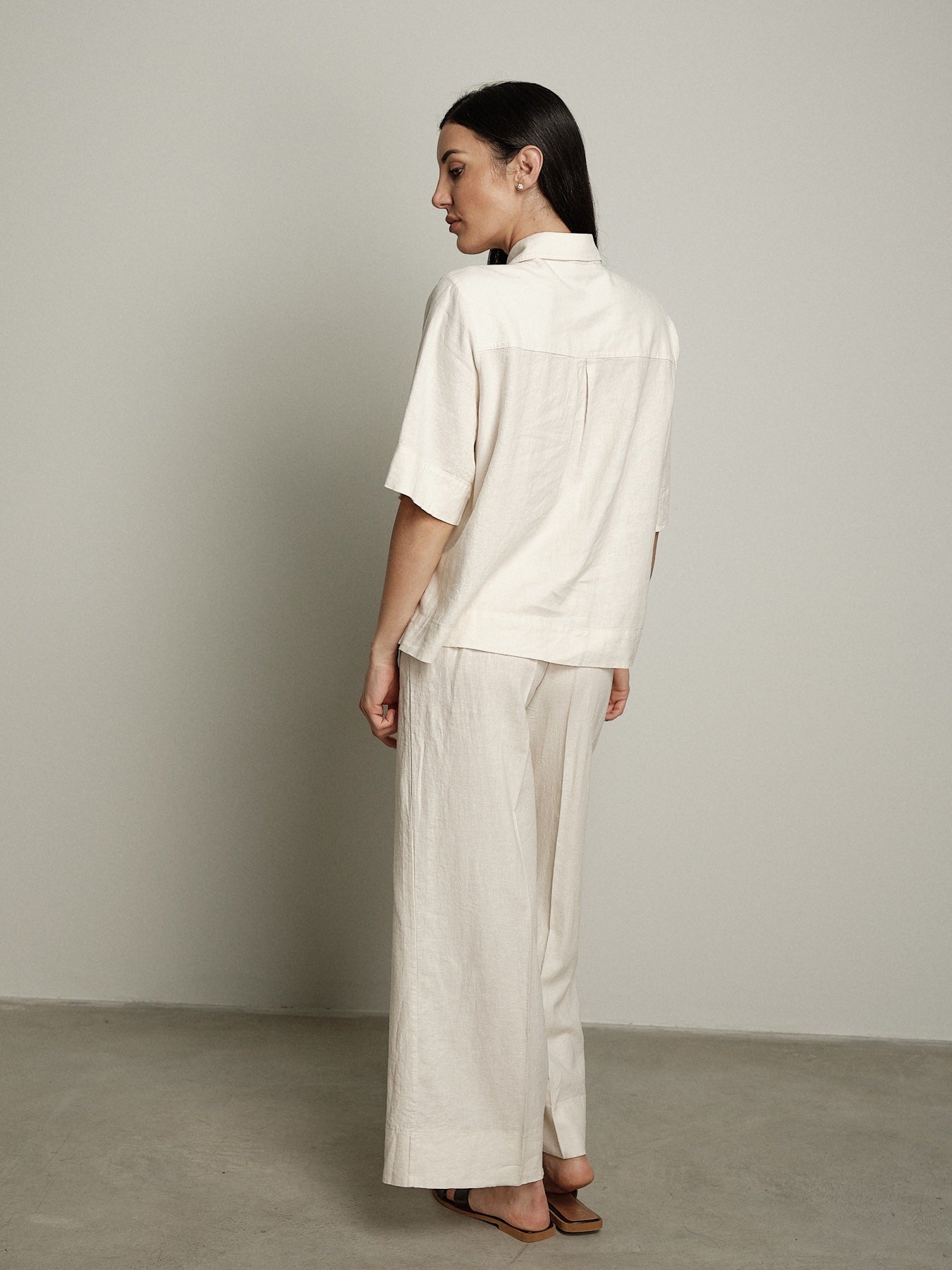 Pantalone lungo Essenziale burro PREORDINE 29/06
