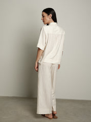 Pantalone lungo Essenziale burro PREORDINE 29/06