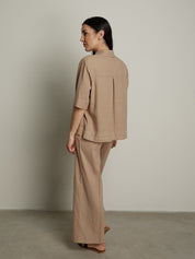 Pantalone lungo Essenziale beige PREORDINE TG. S 29/06