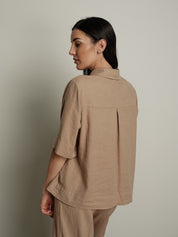 Camicia m/m Essenziale beige