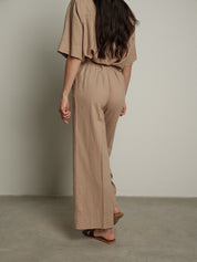 Pantalone lungo Essenziale beige PREORDINE TG. S 29/06