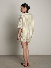Camicia Sand riga erba