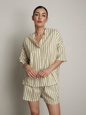 Camicia Sand riga erba