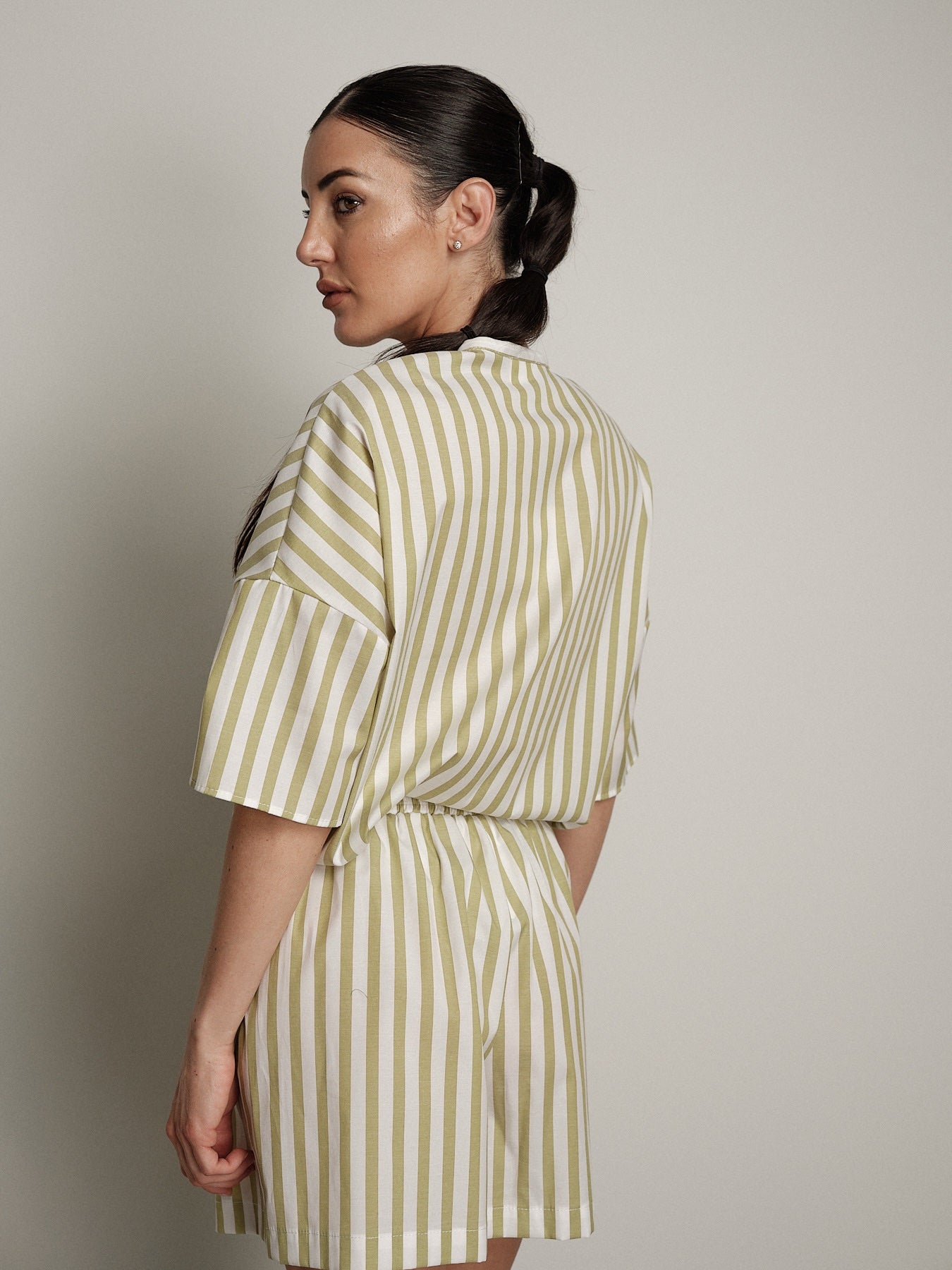 Camicia Sand riga erba
