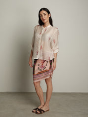 Camicia bianca con aragoste