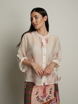 Camicia bianca con aragoste
