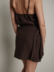 Top in lino moro