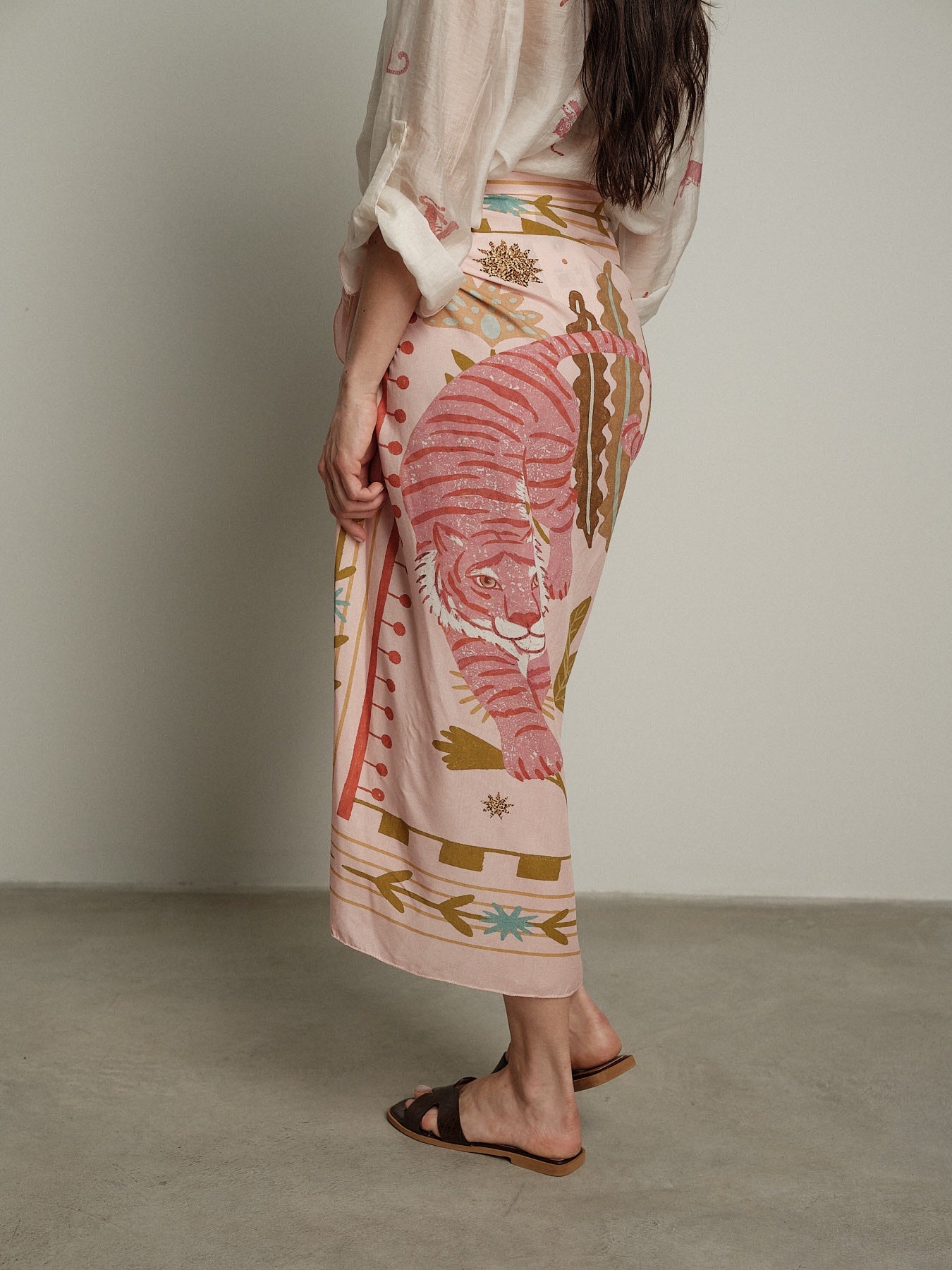 Gonna tigre rosa PREORDINE 29/06
