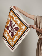 foulard ocra panna