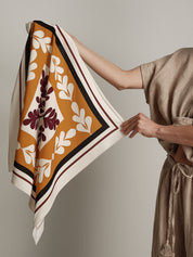 foulard ocra panna