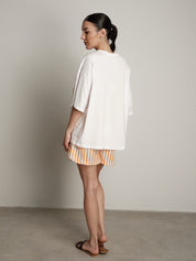 Completo frutta t-shirt + shorts arancia