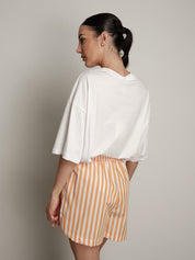 Completo frutta t-shirt + shorts arancia