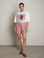 Completo frutta t-shirt + shorts peperoncino