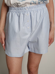 Completo Martini t-shirt + shorts celeste