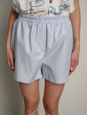 Completo Martini t-shirt + shorts celeste
