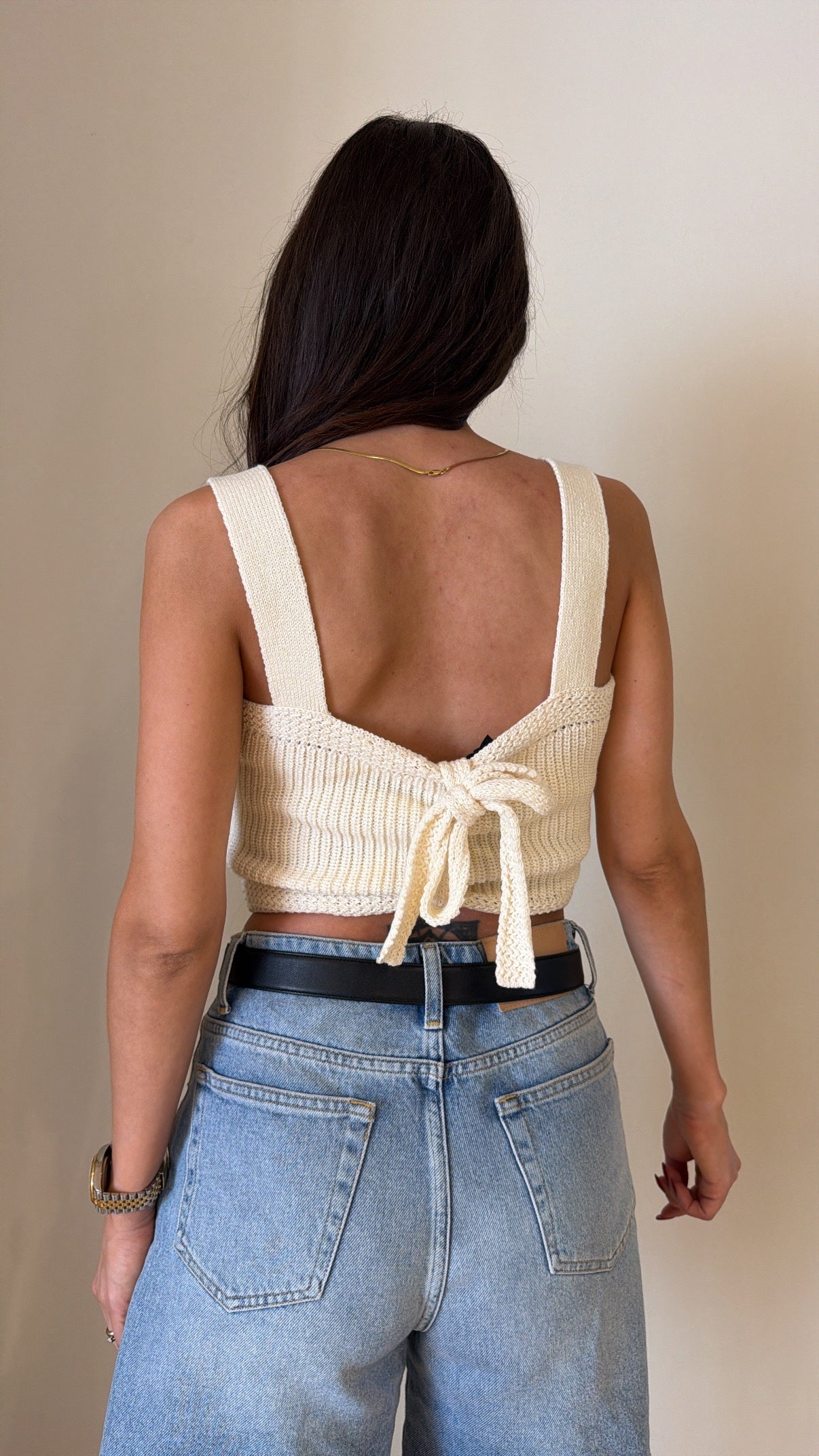 Top crochet burro