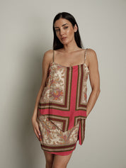 Top Mandala fuxia