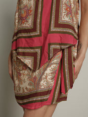 Top Mandala fuxia