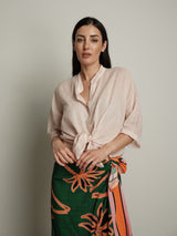 Camicia voile cipria