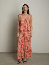 Pantalone Flower pesca