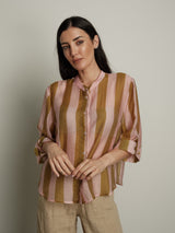 Camicia virale riga olio/rosa PREORDINE 26/06