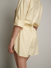 Camicia cabochon riga gialla
