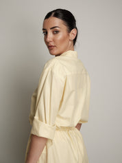Camicia cabochon riga gialla