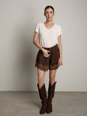 Shorts Ivy moro pizzo