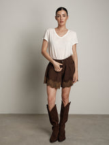 Shorts Ivy moro pizzo