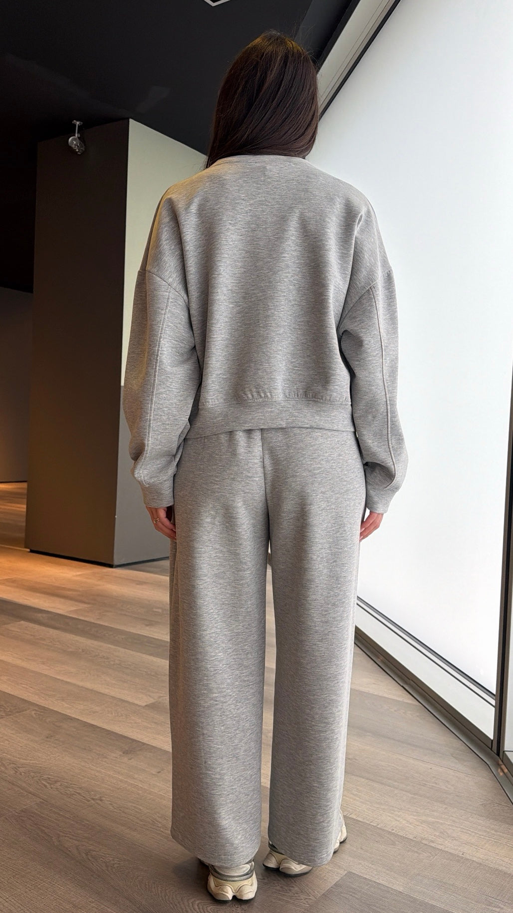 Felpa girocollo brooklyn grigio