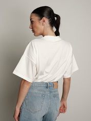 T-shirt fiori dipinti