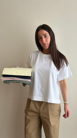 T-shirt basic m/corta (colori all'interno)