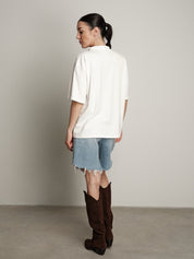 T-shirt over tasca limone