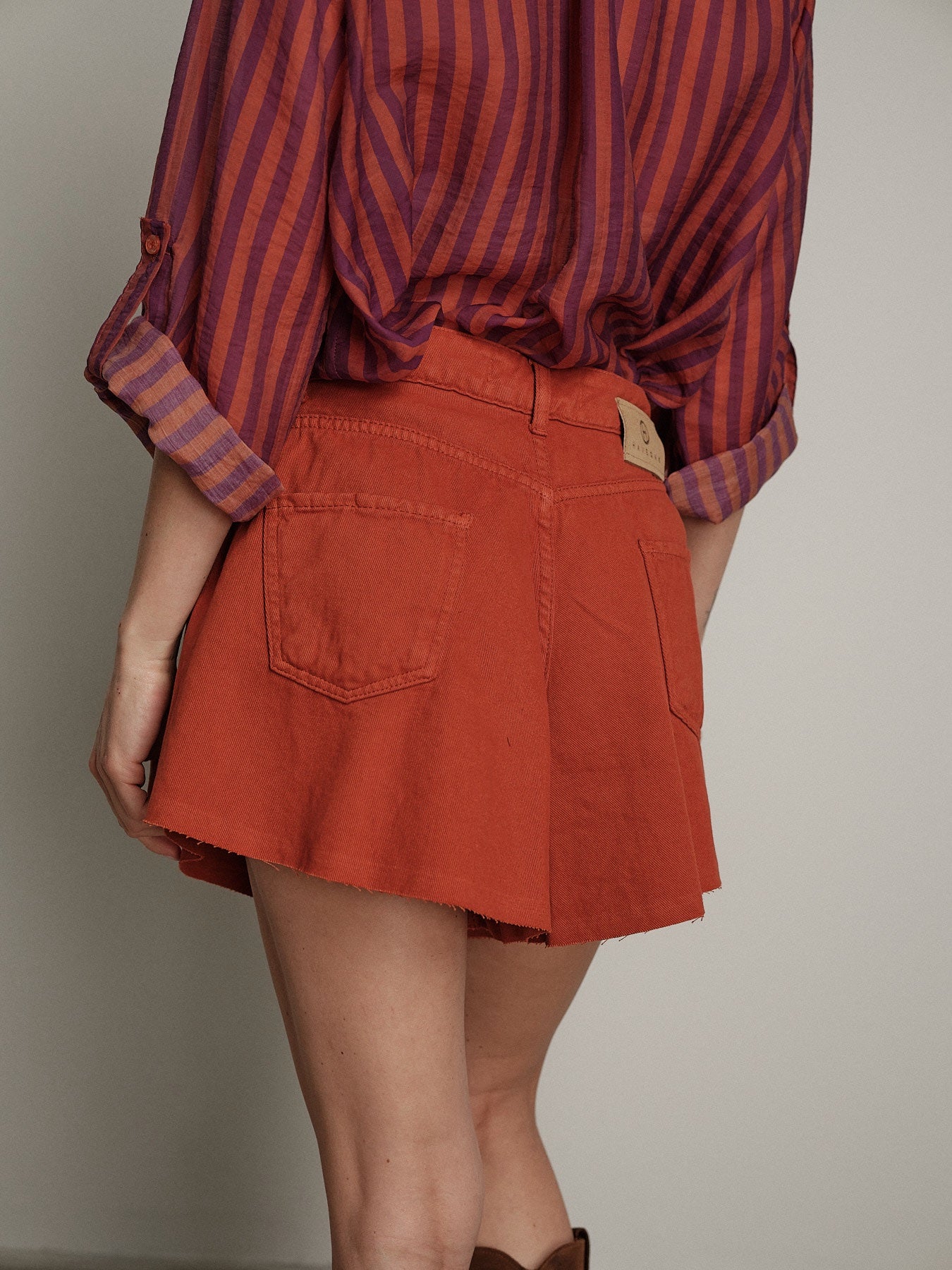 Shorts Ivy papaya