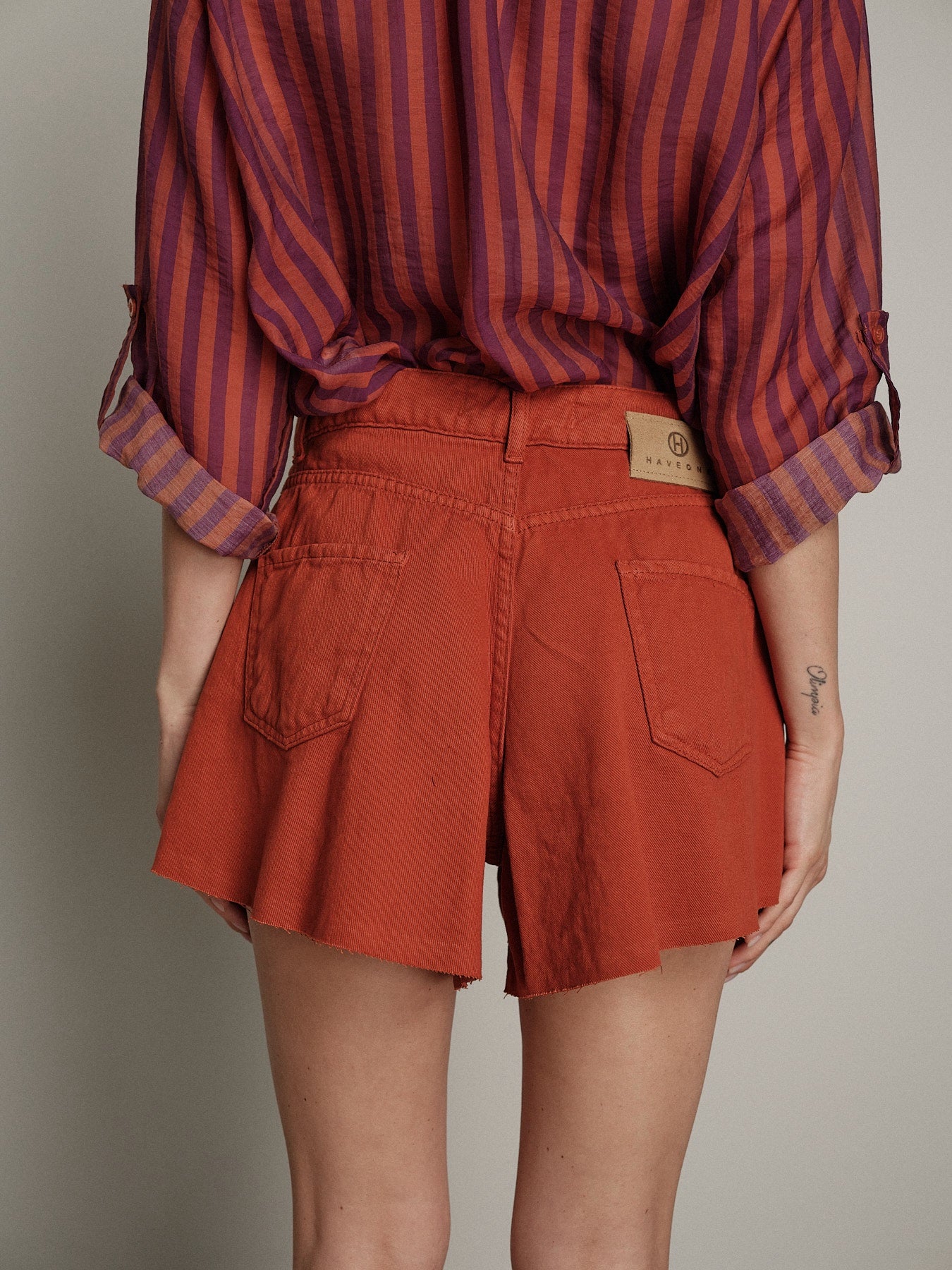 Shorts Ivy papaya