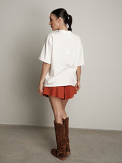 T-shirt over tasca peperoncino