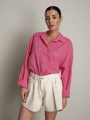 Camicia mussola fucsia
