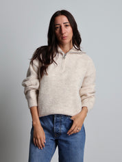 dolcevita mezza zip - Burro
